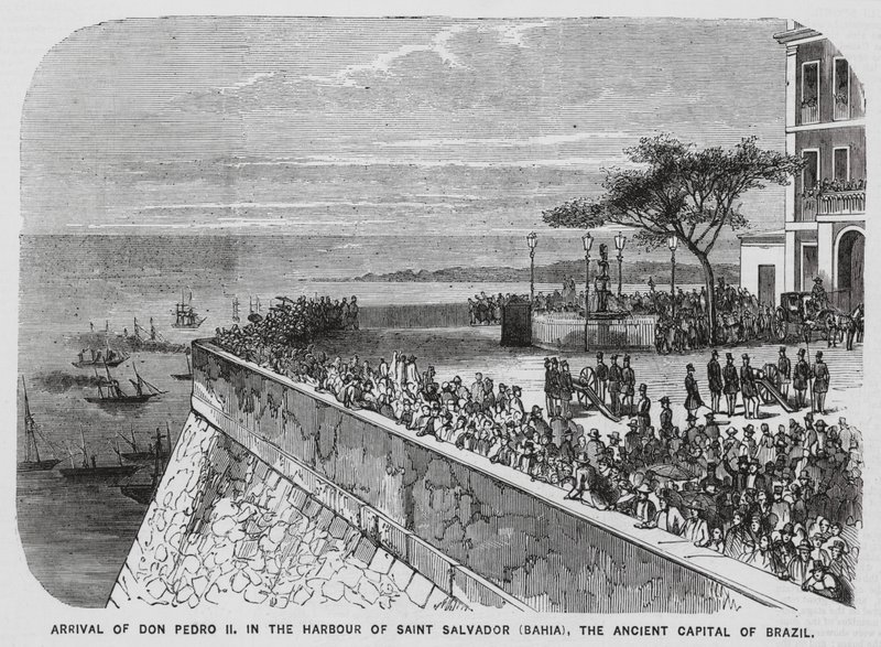Besuch von Kaiser Pedro II. von Brasilien in Salvador, Bahia von European School