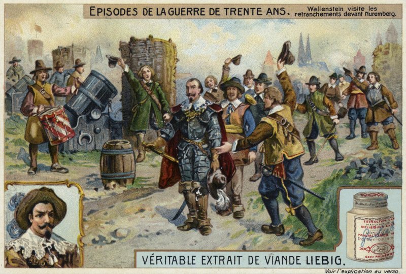 Wallenstein besucht die Verschanzungen vor Nürnberg, 1632 von European School