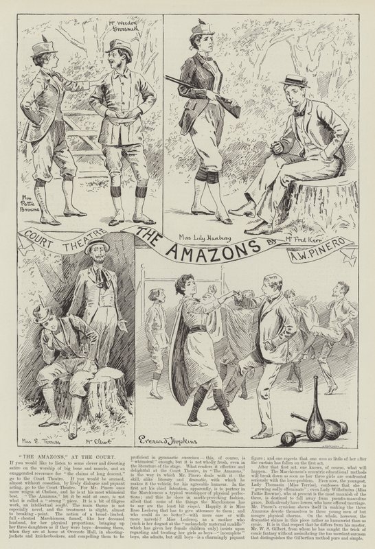 Die Amazonen, im Hoftheater von Everard Hopkins