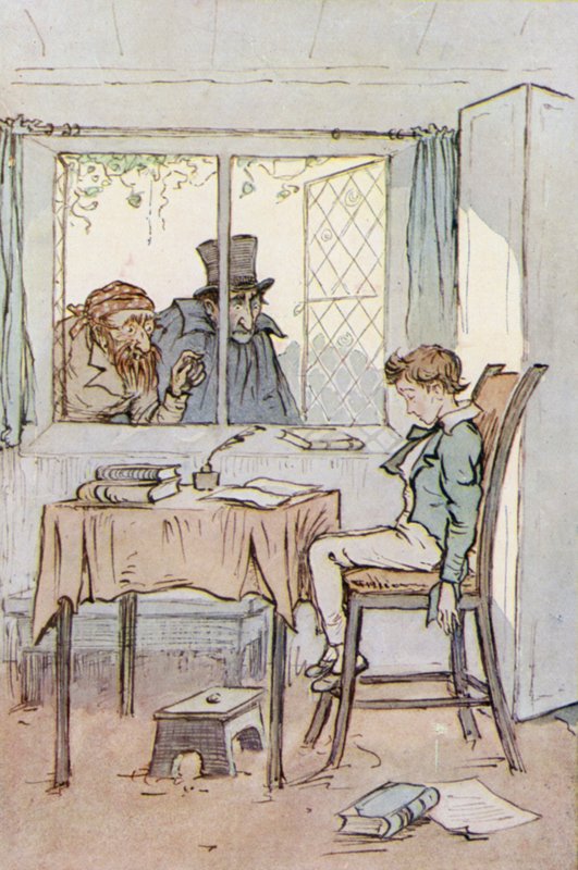 Illustration für Oliver Twist von F. M. B. Blaikie