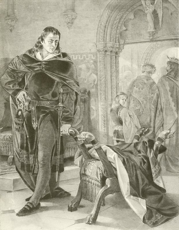 Hamlet. Akt I, Szene II von Felix Octavius Carr Darley