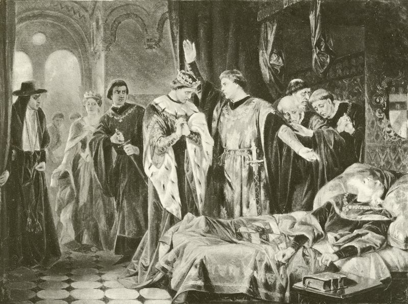 Zweiter Teil von Heinrich VI. Akt III-Szene II (Gravur) von Felix Octavius Carr Darley