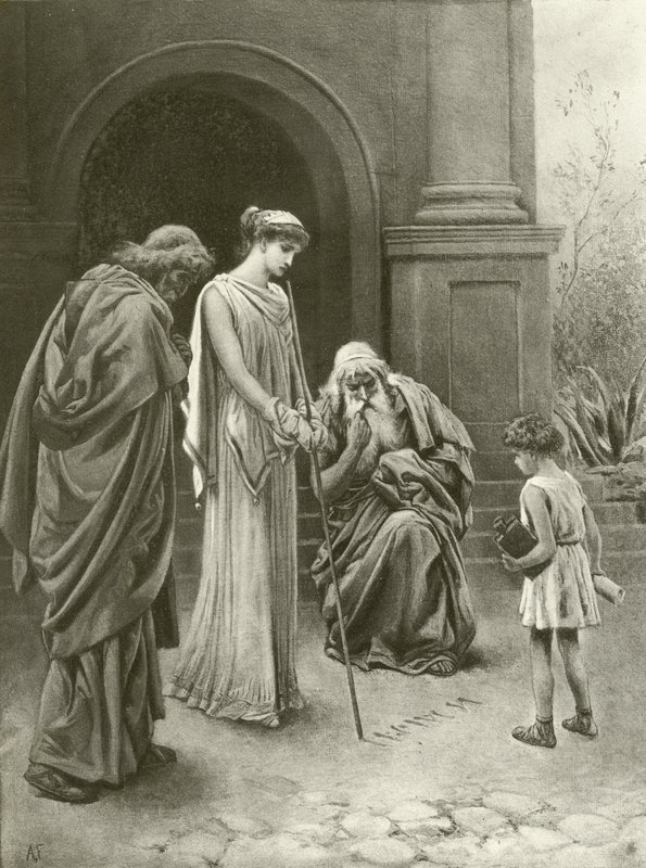 Titus Andronicus. Akt IV-Szene I von Felix Octavius Carr Darley