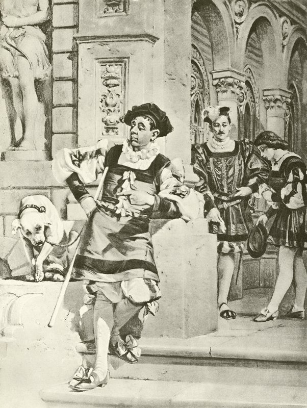 Zwei Herren aus Verona. Akt IV, Szene IV von Felix Octavius Carr Darley