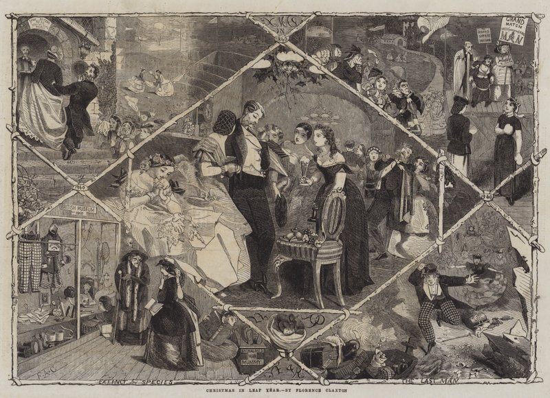 Weihnachten im Schaltjahr von Florence Claxton