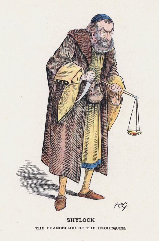 Shylock, Der Schatzkanzler von Francis Carruthers Gould