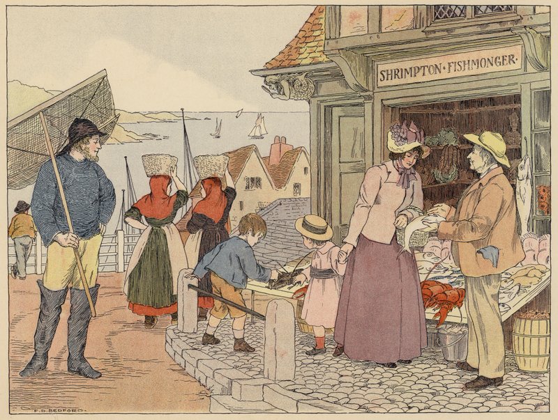 Bedfords Buch der Geschäfte: Fischhändler von Francis Donkin Bedford