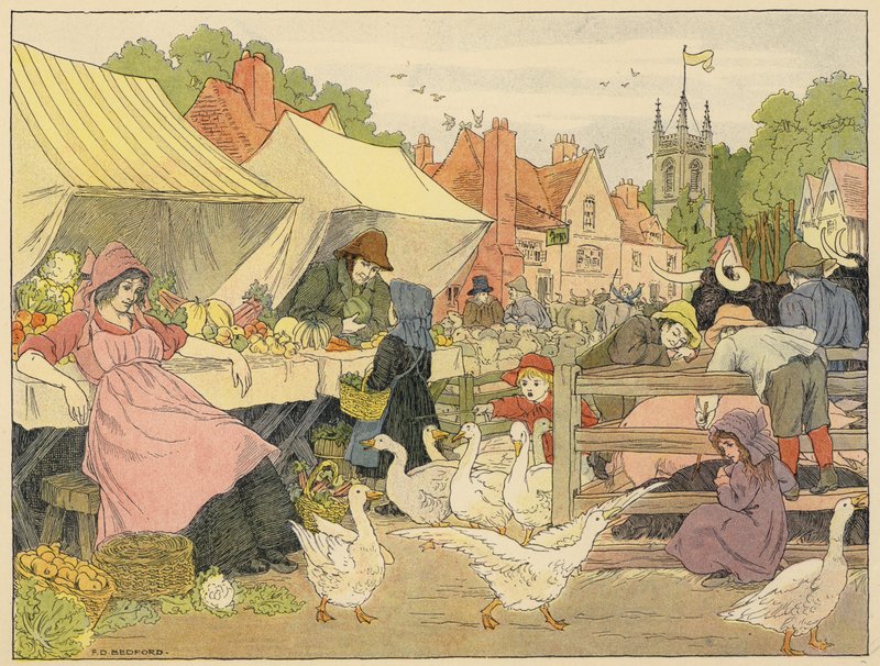 Bedfords Buch der Geschäfte: Markt von Francis Donkin Bedford