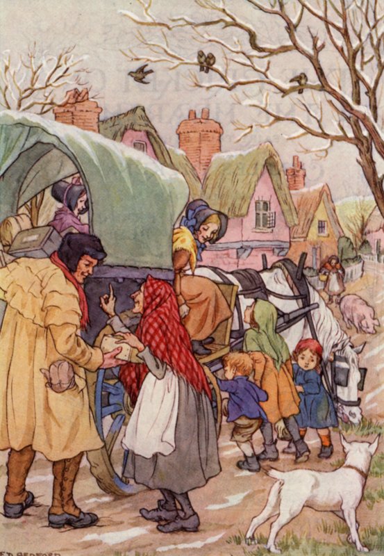 Illustration für Der Grillenfänger von Charles Dickens von Francis Donkin Bedford