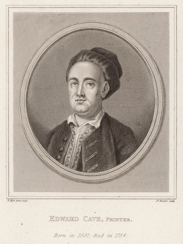 Edward Cave, Drucker, geboren 1891, gestorben 1754 von Francis Kyte