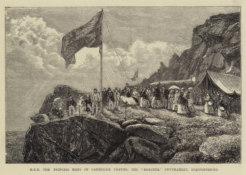 Ihre Königliche Hoheit Prinzessin Mary von Cambridge besucht die Roaches, Swythamley, Staffordshire von Francis S. Walker