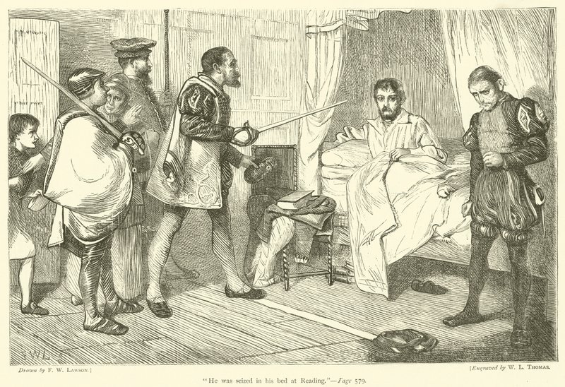 Er wurde in seinem Bett in Reading ergriffen von Francis Wilfred Lawson
