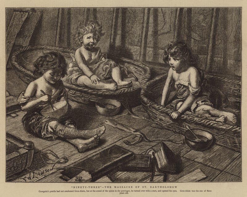 Dreiundneunzig, das Massaker der Bartholomäusnacht von Francis Wilfred Lawson