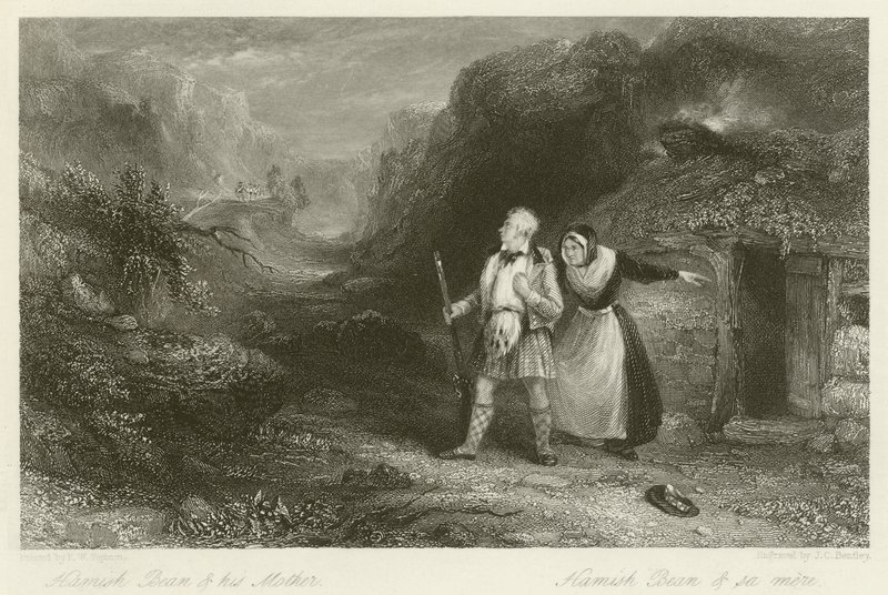 Hamish Bean und seine Mutter von Francis William Topham