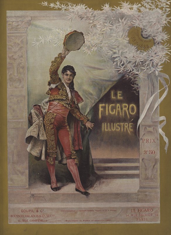 Titelblatt von Le Figaro Illustre, 1. Dezember 1887 von Francois Schommer