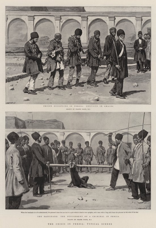 Die Krise in Persien, Typische Szenen von Frank Dadd