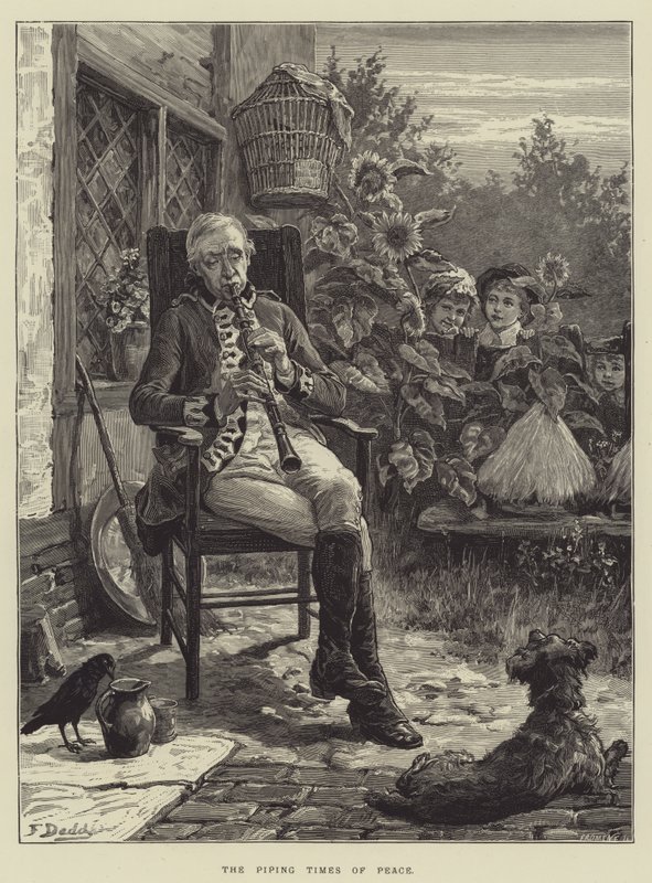 Die friedlichen Zeiten der Pfeife von Frank Dadd