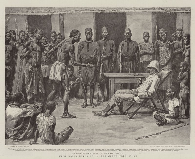 Mit Major Lothaire im Kongo-Freistaat von Frank Dadd