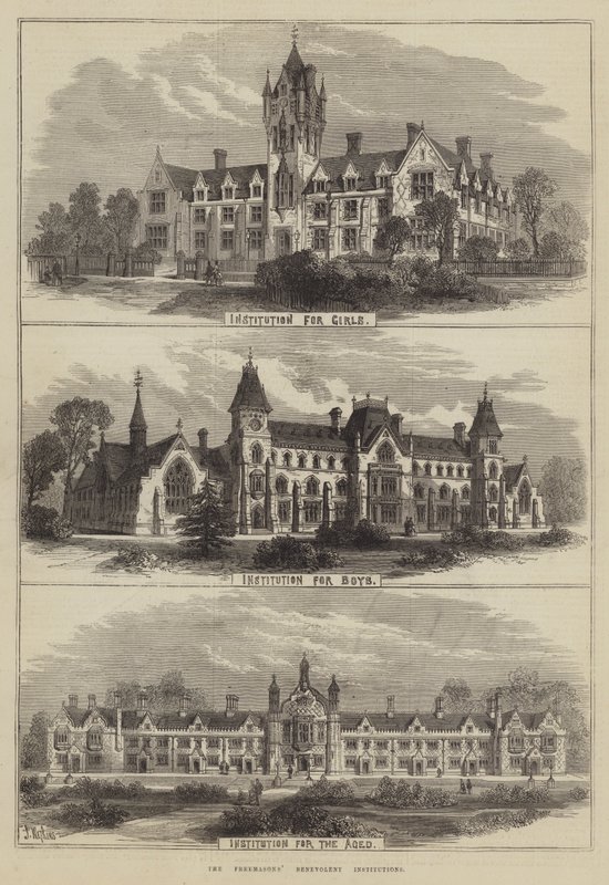 Die wohltätigen Institutionen der Freimaurer von Frank Watkins