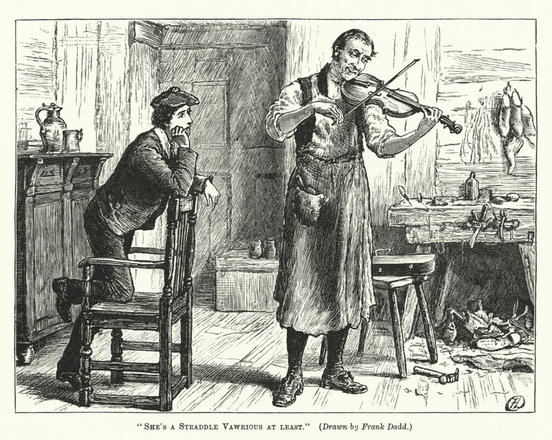 Sie ist mindestens eine Straddle Vawrious (Gravur) von Frank (after) Dadd