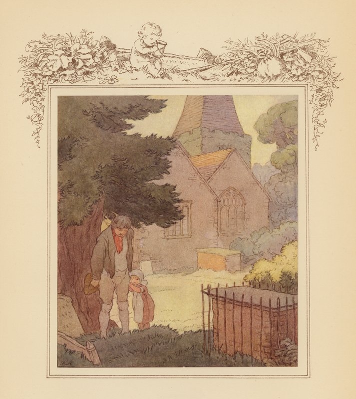 Illustration für Grays Elegie von Frank Adams