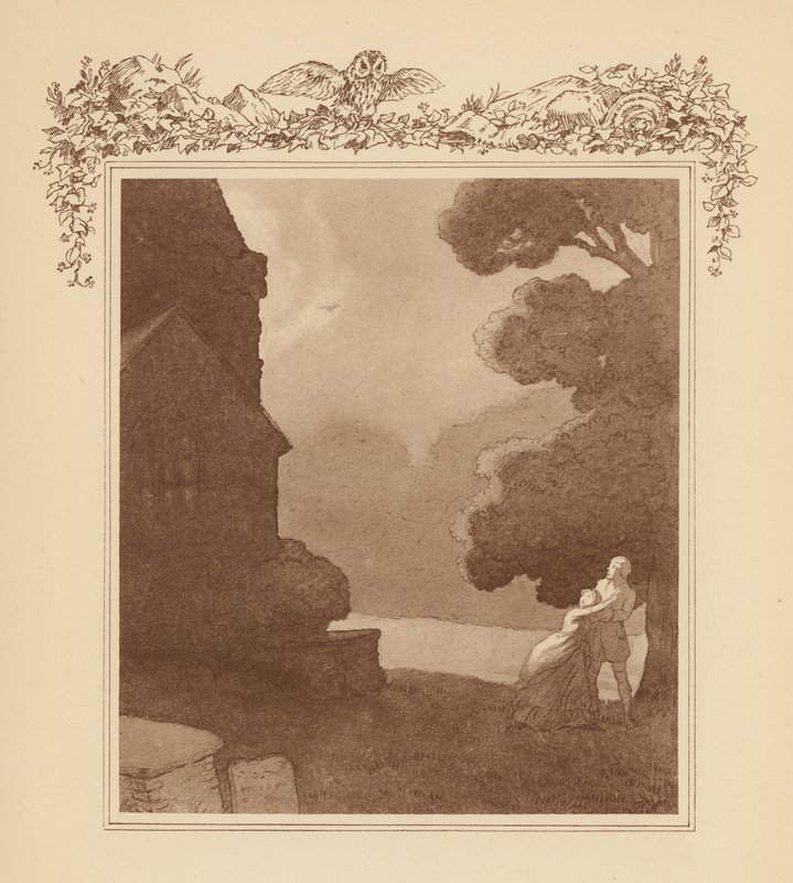 Illustration für Grays Elegie von Frank Adams