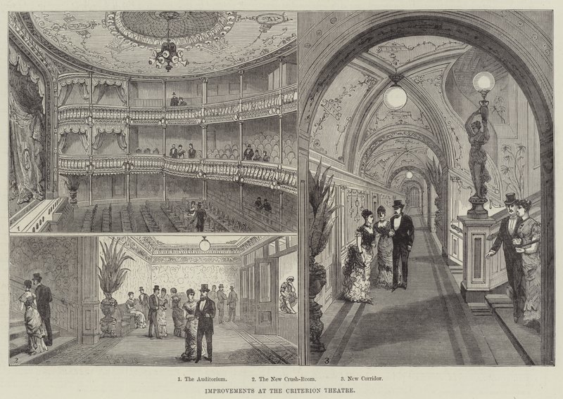 Verbesserungen am Criterion Theatre von Frank Watkins