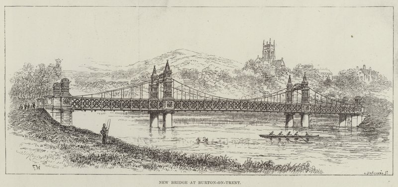 Neue Brücke in Burton-on-Trent von Frank Watkins