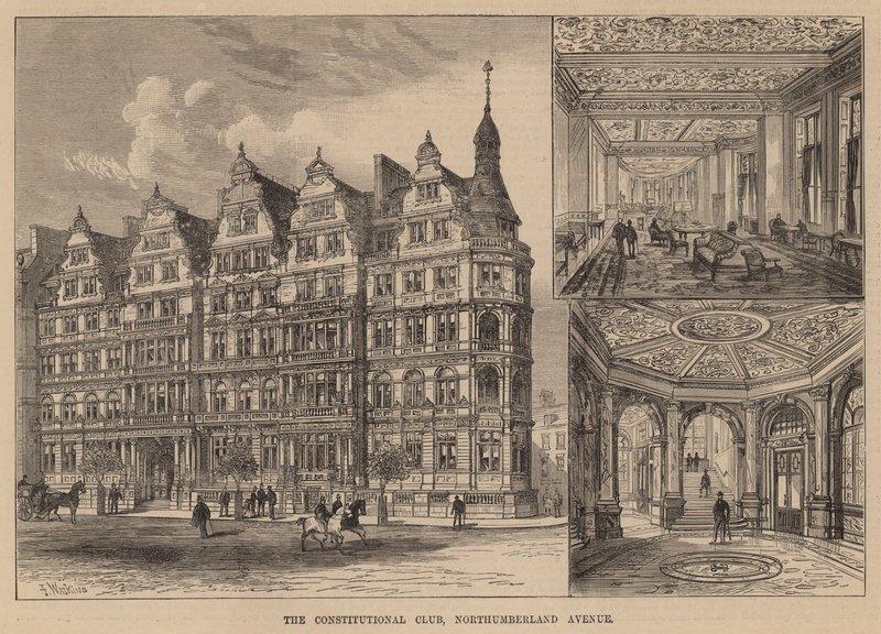 Der Constitutional Club, Northumberland Avenue von Frank Watkins