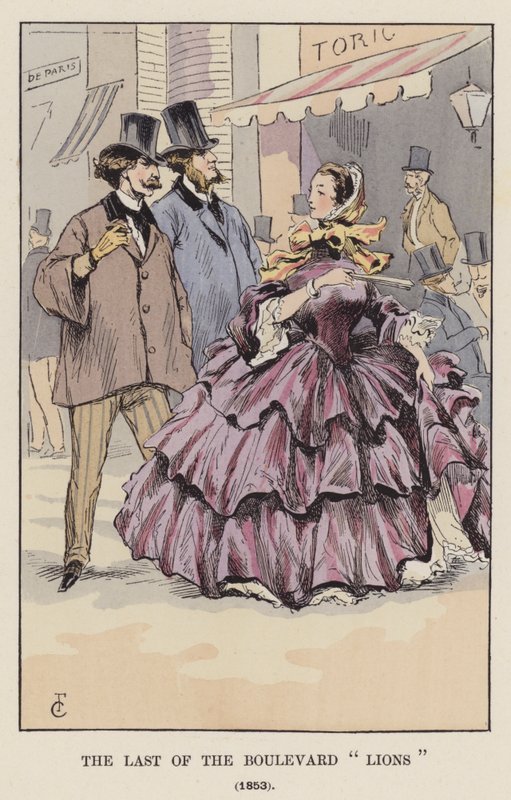 Der letzte der Boulevard-Löwen, 1853 von François Courboin