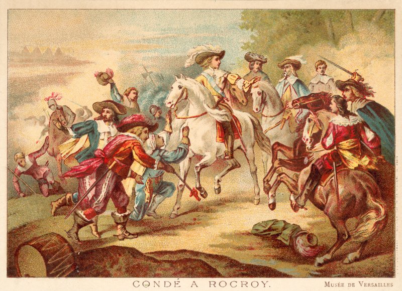 Der große Condé in der Schlacht von Rocroi (1643) von François Joseph Heim