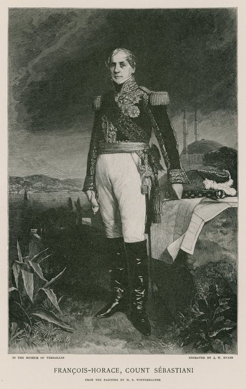 Horace Francois Bastien Sebastiani de La Porta von Franz Xaver Winterhalter