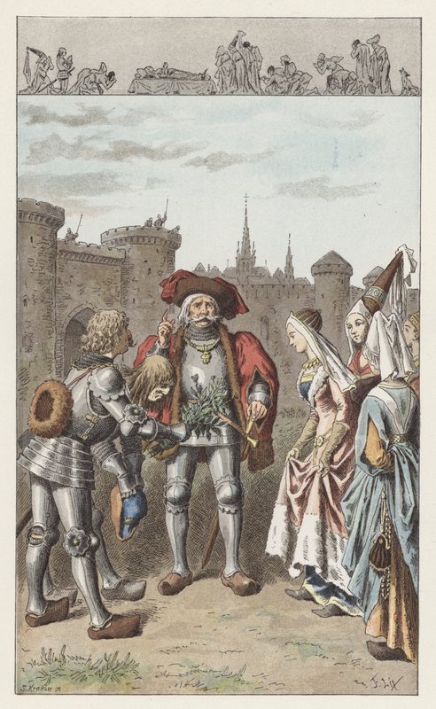 Das war Anne de Bretagne von Frederic Theodore (after) Lix