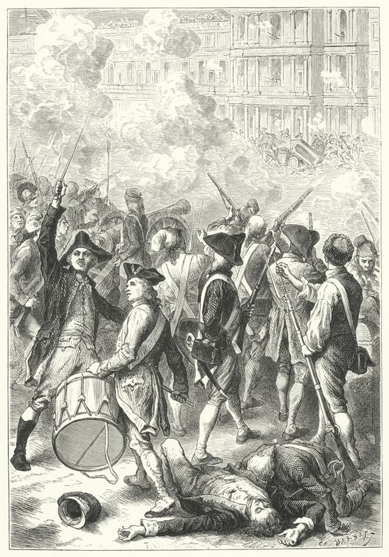 Sturm auf den Tuilerienpalast durch die Sansculotten von Frederic Theodore (after) Lix