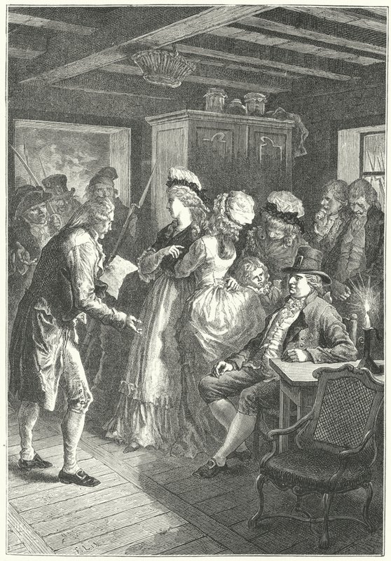 Die Verhaftung von Ludwig XVI. und seiner Familie in Varennes von Frederic Theodore (after) Lix