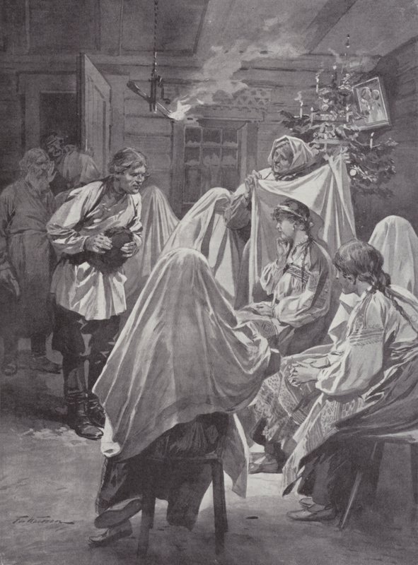 Brautwahl am Heiligabend von Frederic de Haenen
