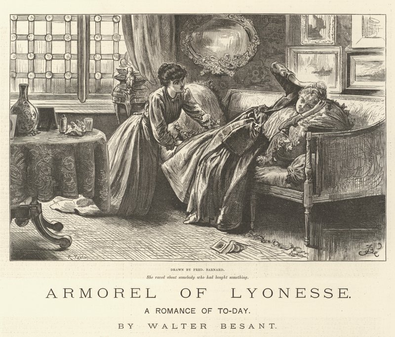 Armorel von Lyonesse, Eine Romanze von Heute, von Walter Besant von Frederick Barnard