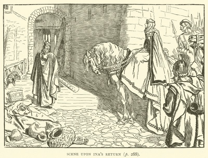 Szene bei Inas Rückkehr von Frederick Henry Townsend