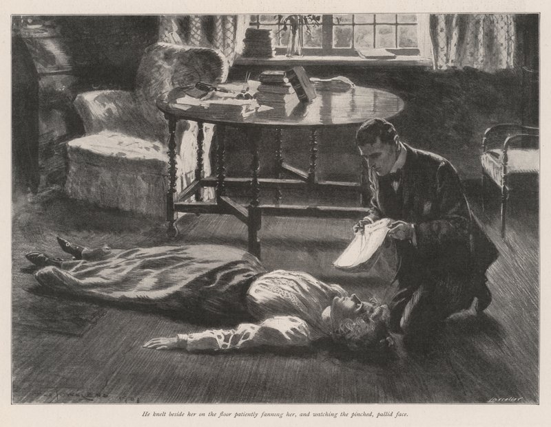 Der Einsiedler der Eiben, von E. Nesbit von Frederick Henry Townsend