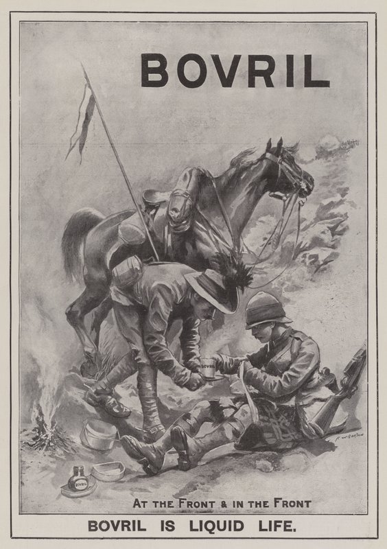 Werbung, Bovril von Frederick William Burton