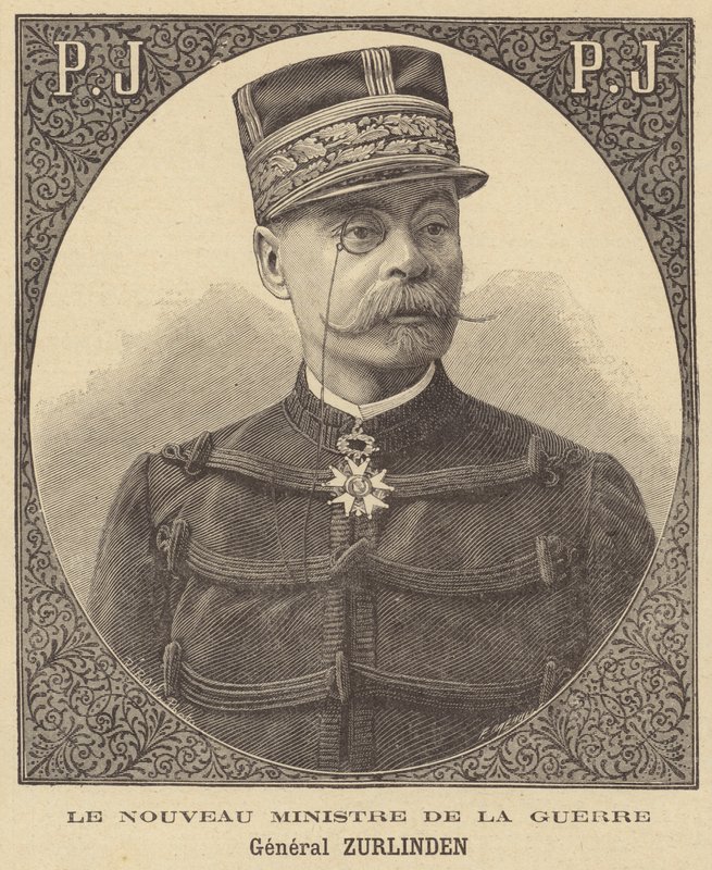 General Zurlinden, neuer französischer Kriegsminister von French School