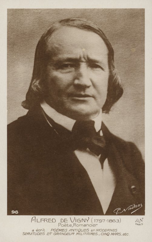 Alfred de Vigny (1797-1863), französischer Dichter und Schriftsteller von French Photographer