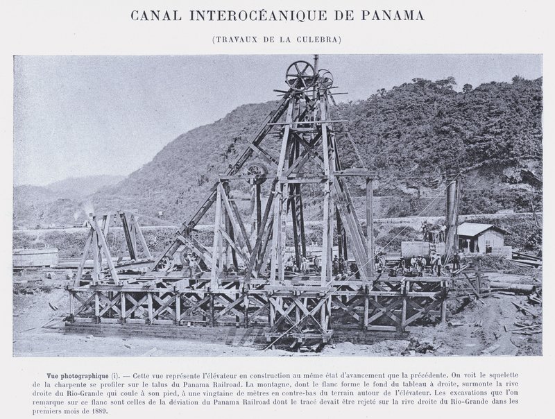 Panamakanal, Arbeiten an der Culebra von French Photographer