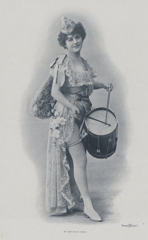 De Kervallon, Varietékünstler im Scala, Paris von French Photographer