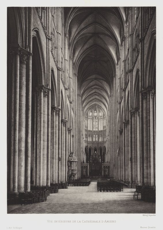 Innenansicht der Kathedrale von Amiens von French Photographer