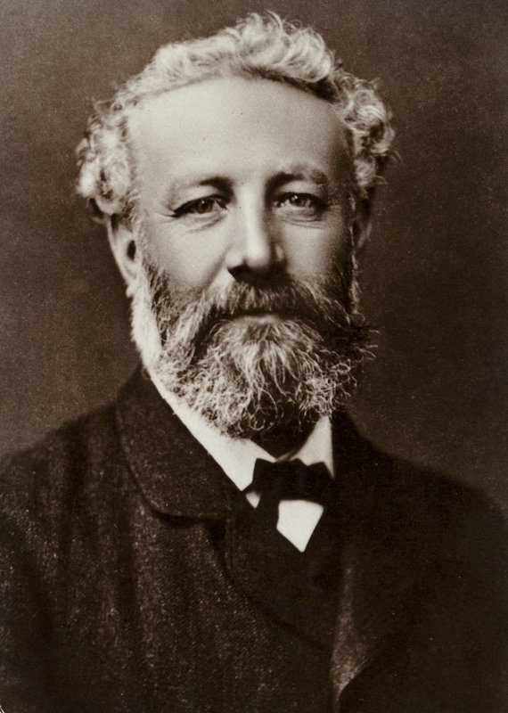 Jules Verne (1828-1905), französischer Schriftsteller von French Photographer