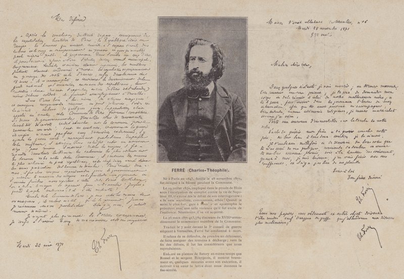 Die Kommune von Paris, Charles-Theophile Ferre von French Photographer