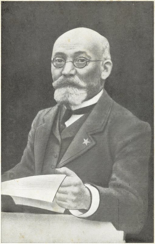 Ludwik Lejzer Zamenhof, polnischer Erfinder von Esperanto von French Photographer