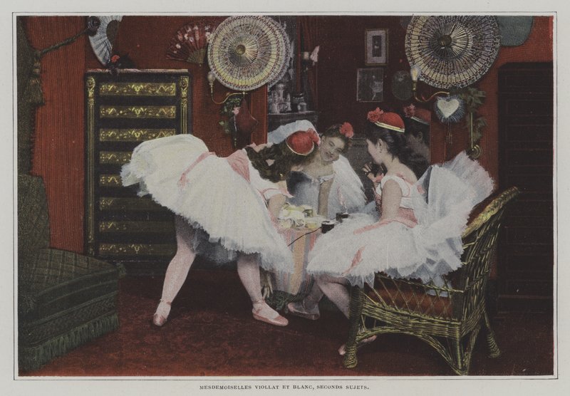 Mademoiselle Viollat und Mademoiselle Blanc, zweite Sujets von French Photographer