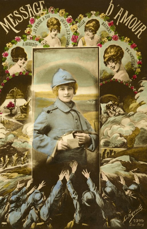 Liebesbotschaften an Soldaten von French Photographer